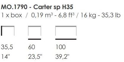 Fenabel Круглый деревянный журнальный столик Carter Mo.1790 - Вид №1