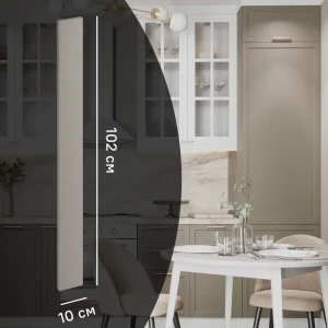 Фальшпанель для кухонного шкафа Ньюпорт 10x102 см KONSENSA МДФ цвет топо