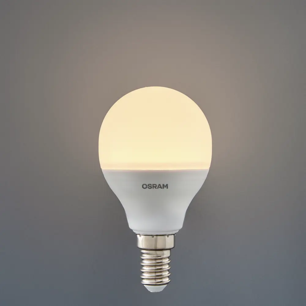 Лампа светодиодная Osram Antibacterial E14 220-240 В 5.5 Вт шар малый 470 лм нейтральный белый свет 82807765 STLM-2015199  - Вид №3