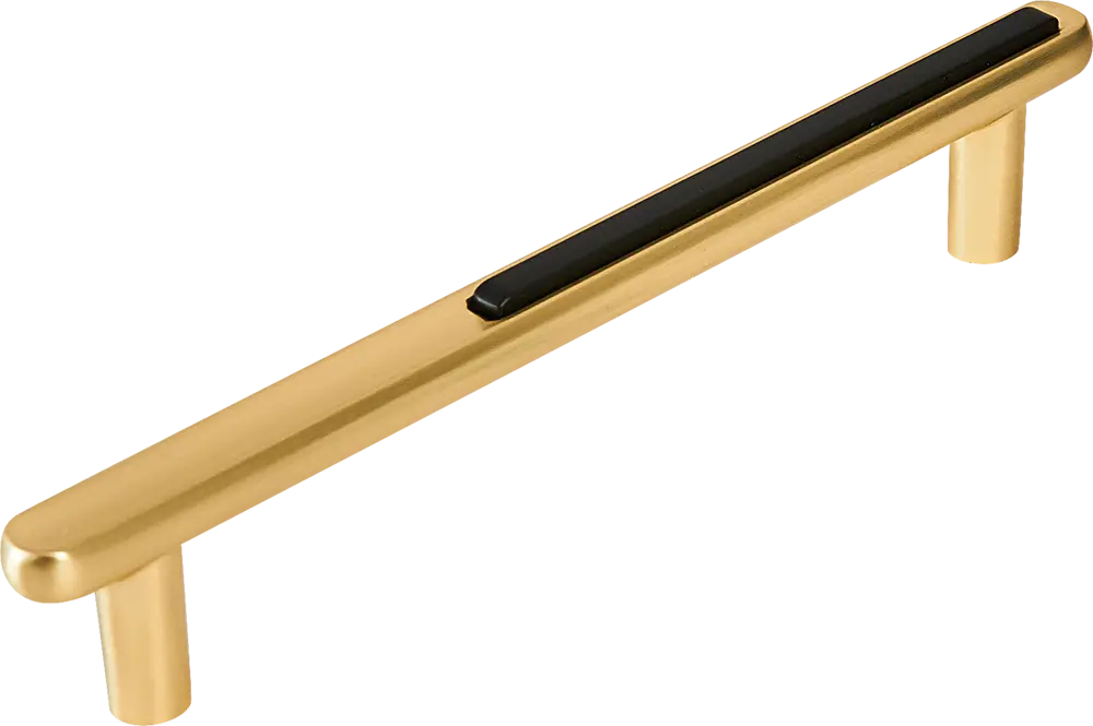 86899792 Ручка-скоба мебельная Roy Fox ЦАМ 128 мм цвет матовое золото STLM-1008317