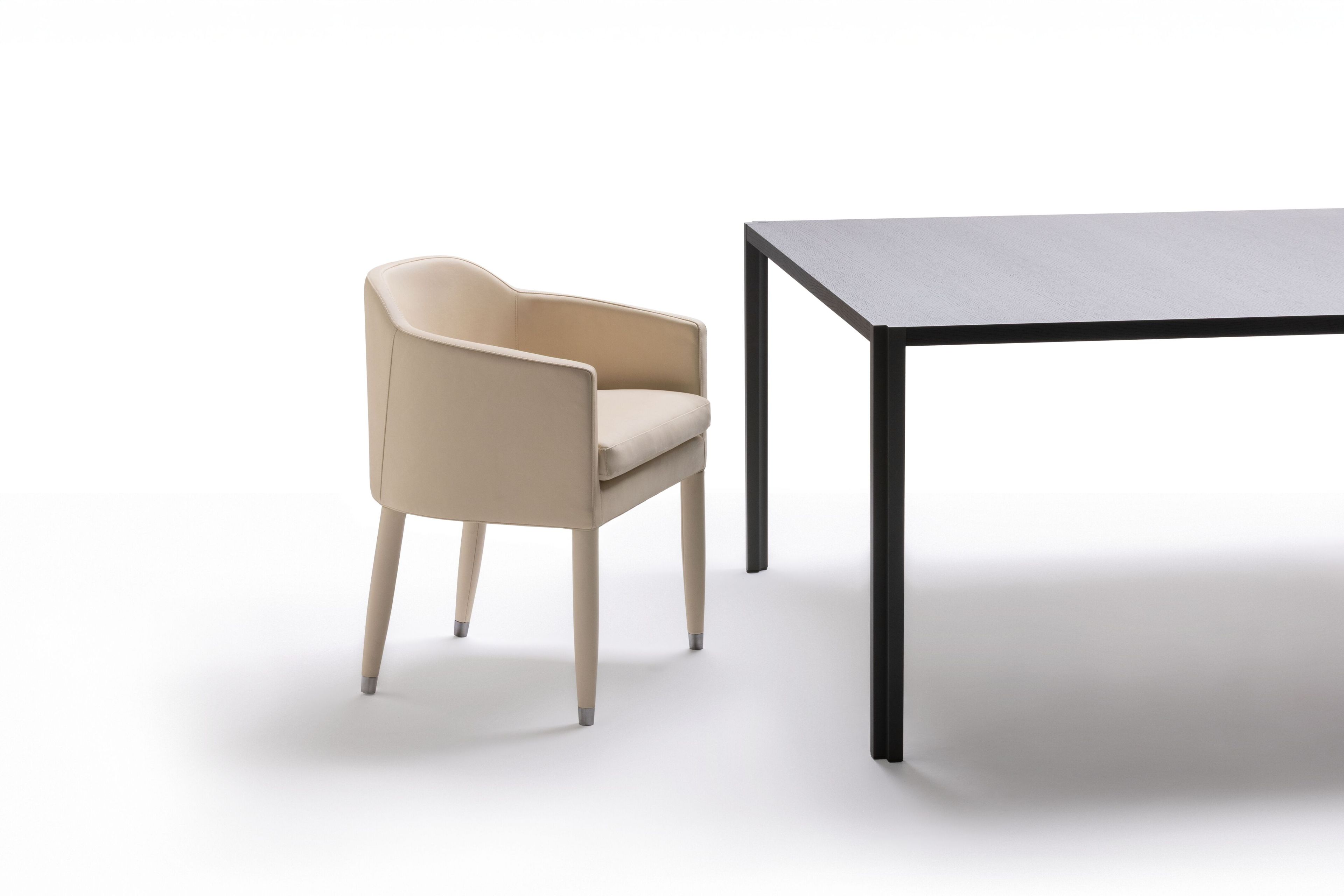 Кожаный стул с подлокотниками Living Divani OUZO ARCH-00062392 - Вид №2