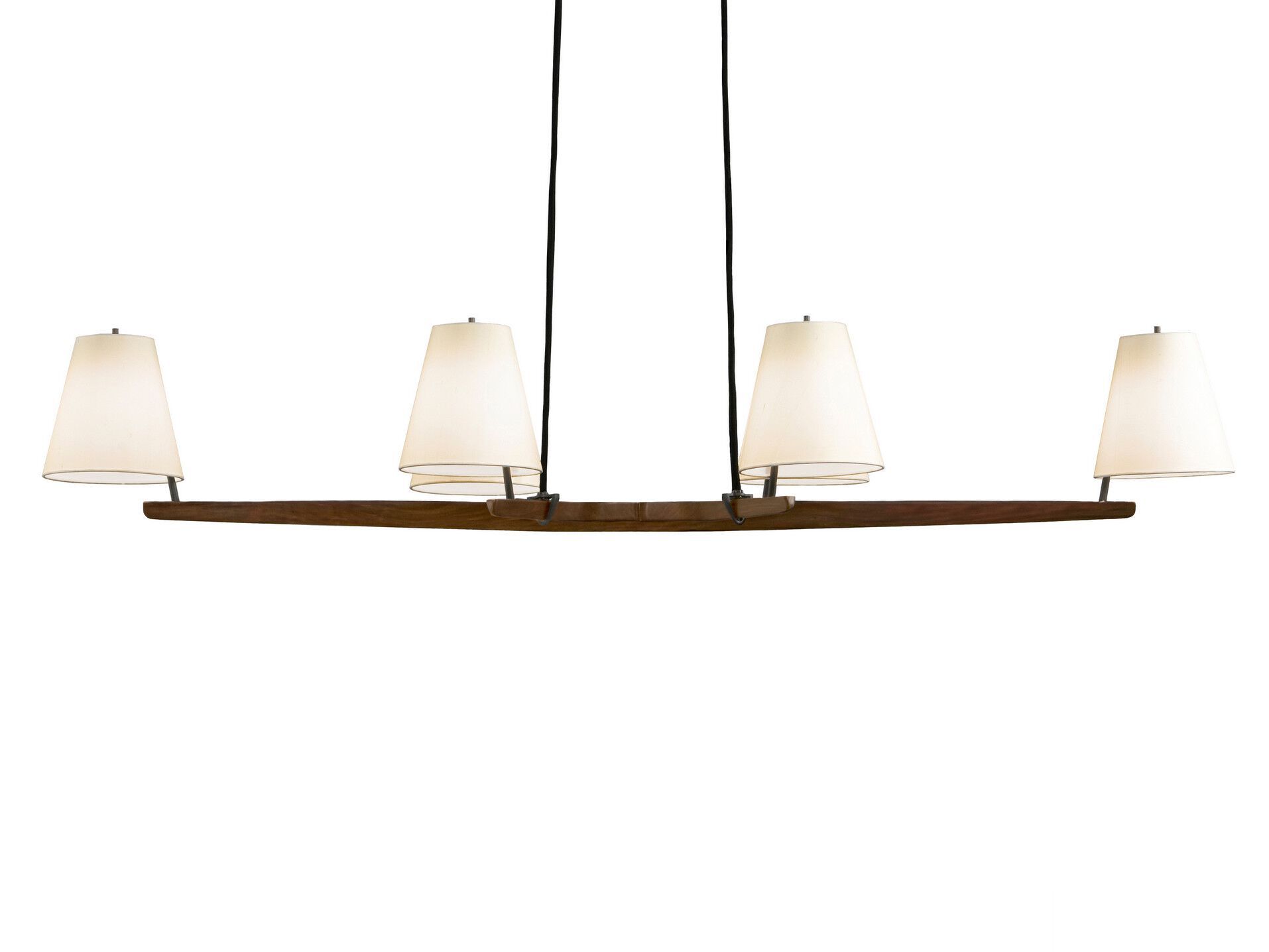 Подвесной светильник из дерева и шелка Kalmar Admont ARCH-00003341