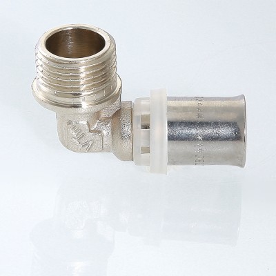 VTm.253.N.001605 Пресс-фитинг – угольник с переходом на наружную резьбу Valtec 16 мм х 3/4"  - Вид №8