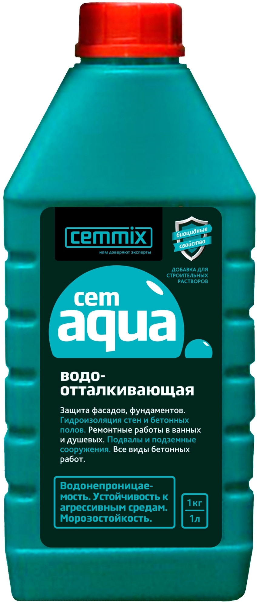 16718341 Добавка водоотталкивающая CemAqua, 1 л STLM-0007142 CEMMIX