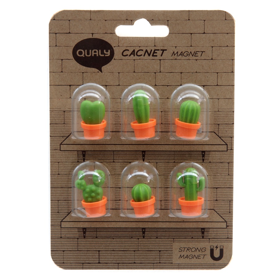 Магниты Cactus, 6 шт Qualy QL10288ORGN - Вид №9