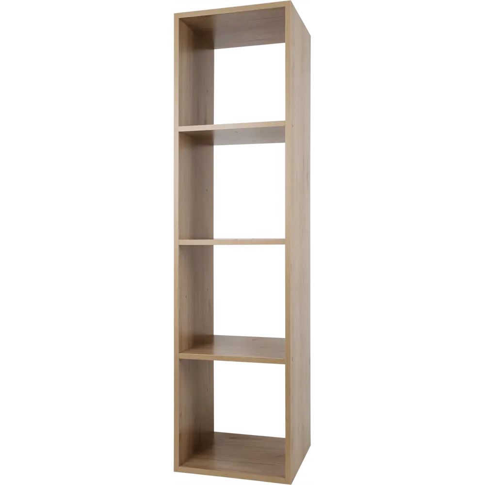 Стеллаж Spaceo KUB 4 секции 36x139.3x31.7 см ЛДСП цвет гикори джексон STLM-2026846 - Вид №2