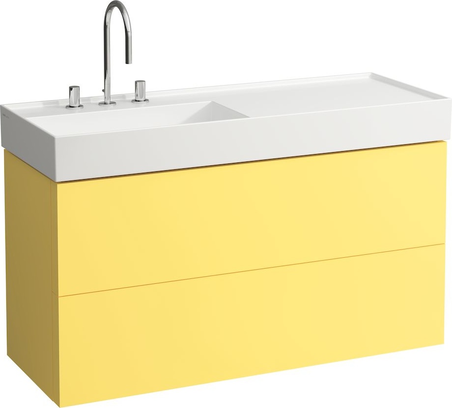 H8133327578151 Раковина, полочка справа, со специальным скрытым сливом LAUFEN PRO - Вид №6