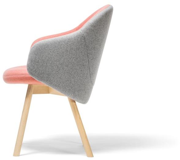 TON Кресло из ткани с подлокотниками Albu 323 415 - Вид №2