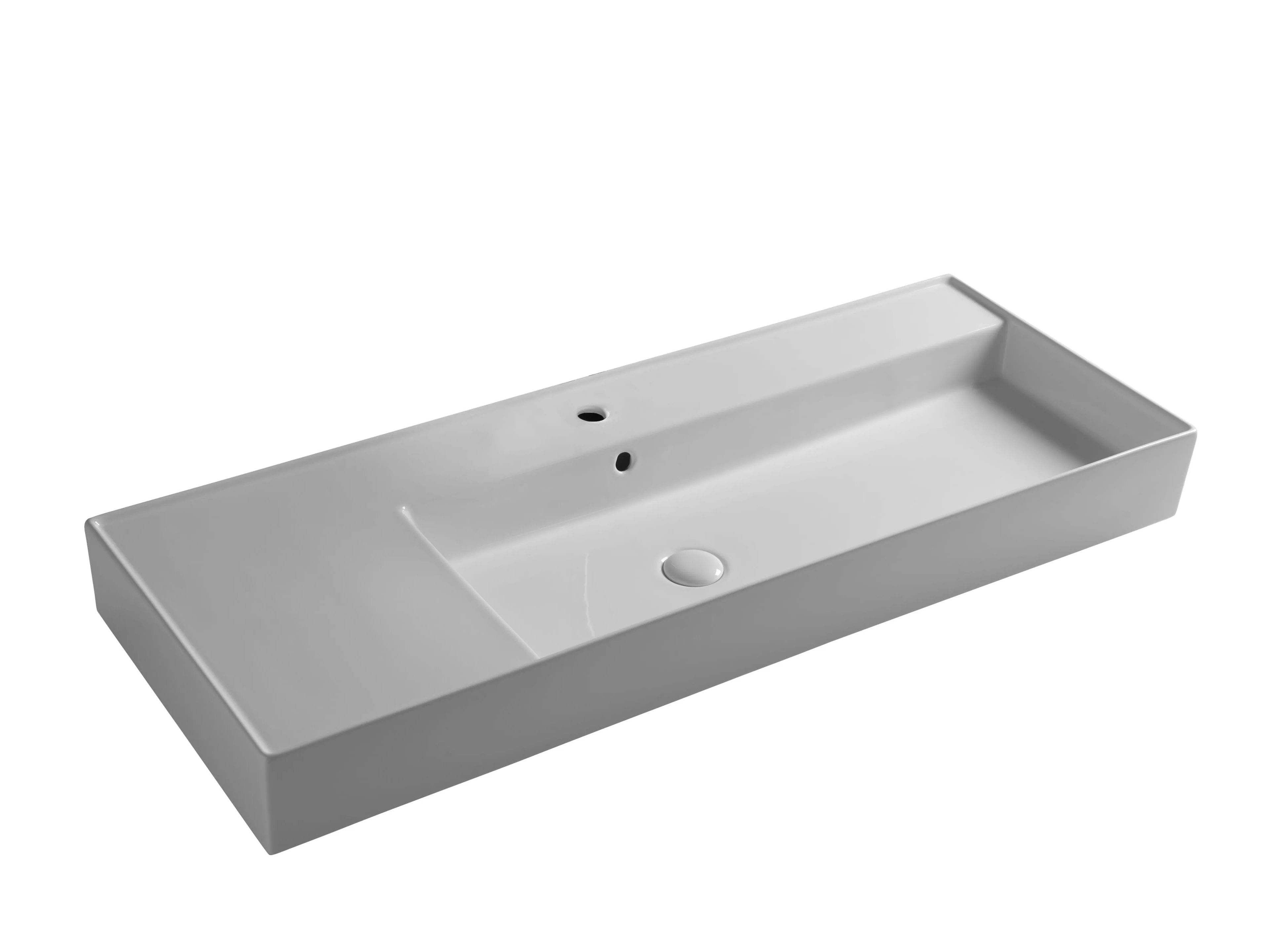 Керамическая одиночная прямоугольная раковина Olympia Ceramica DROP ARCH-00136620 - Вид №26