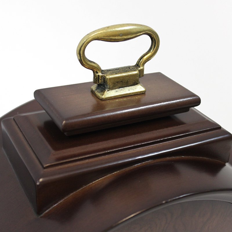 Часы настольные механические темно-коричневые Dark Walnut SARS ДИЗАЙНЕРСКИЕ 00-3967466 Коричневый  - Вид №2