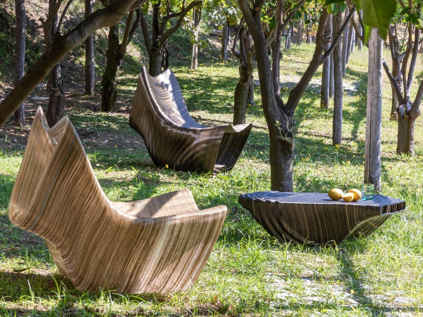 3D печатных пластиковых шезлонг Mediterranea Design VULCANO ARCH-00014974