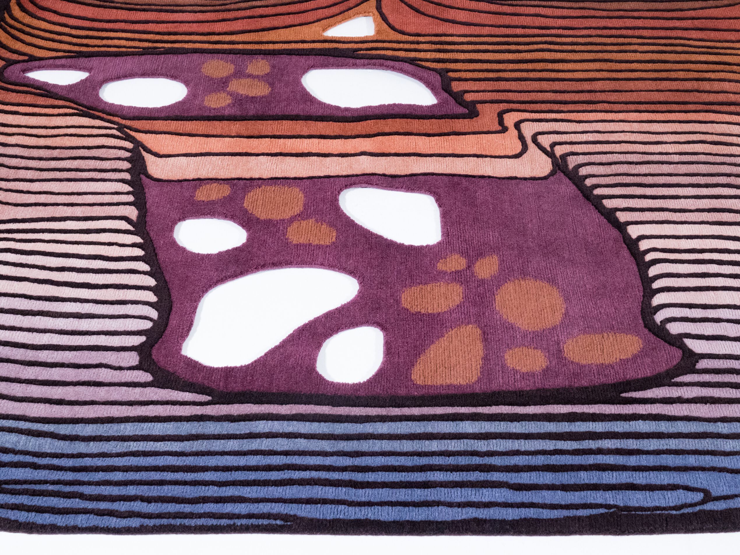 Изогнутый ковер ручной работы Tapis Rouge электрический ARCH-00149135 - Вид №2