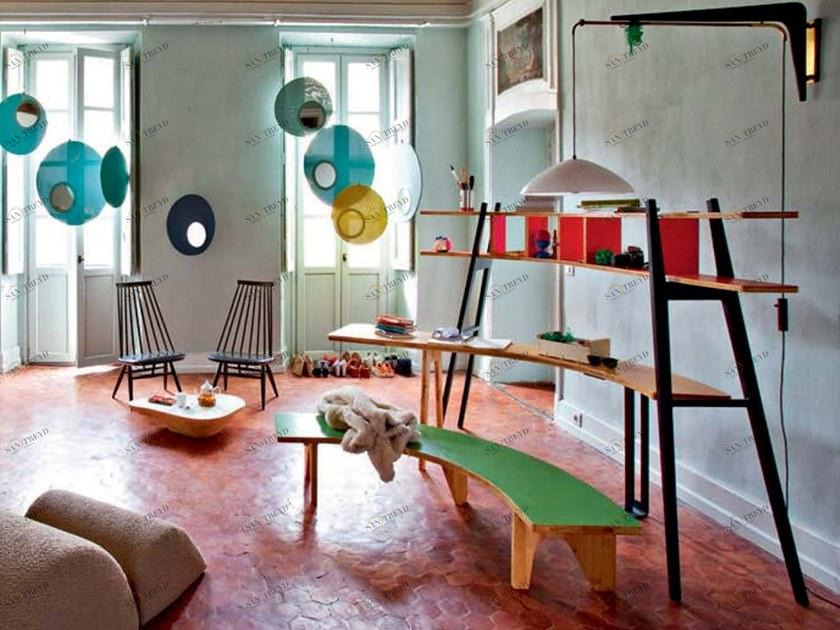 smarin Отдельностоящий модульный книжный шкаф из дерева Le hasard sun-id-1447112