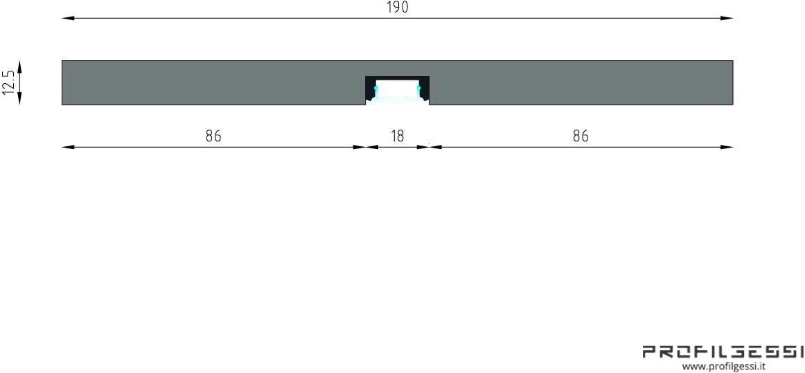 Profilgessi Светодиодный профиль прямого света Illuminazione sun-id-1352279 - Вид №6