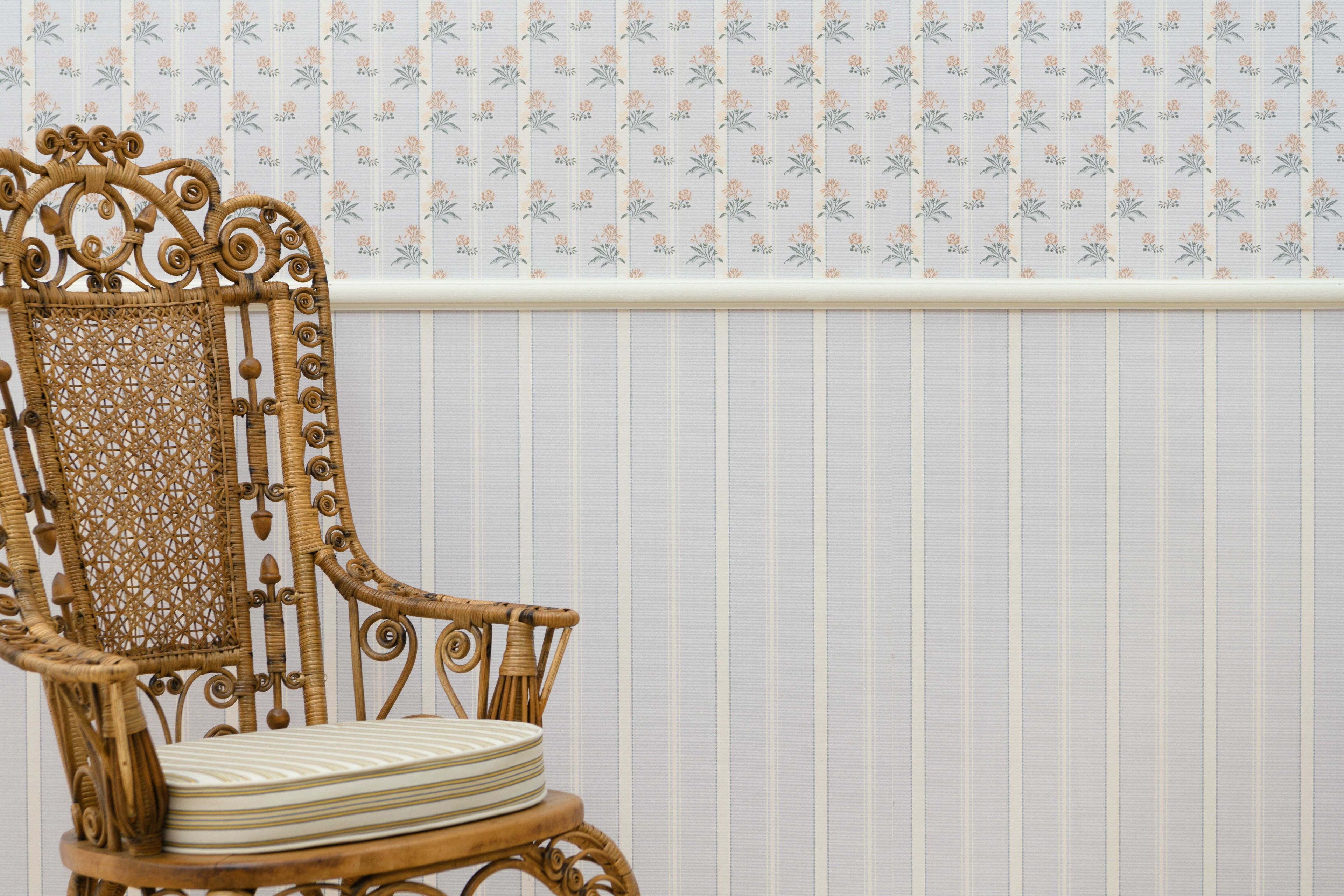 Нетканые полосатые обои LELIEVRE Quenin-Belle Époque ARCH-00088752 - Вид №3