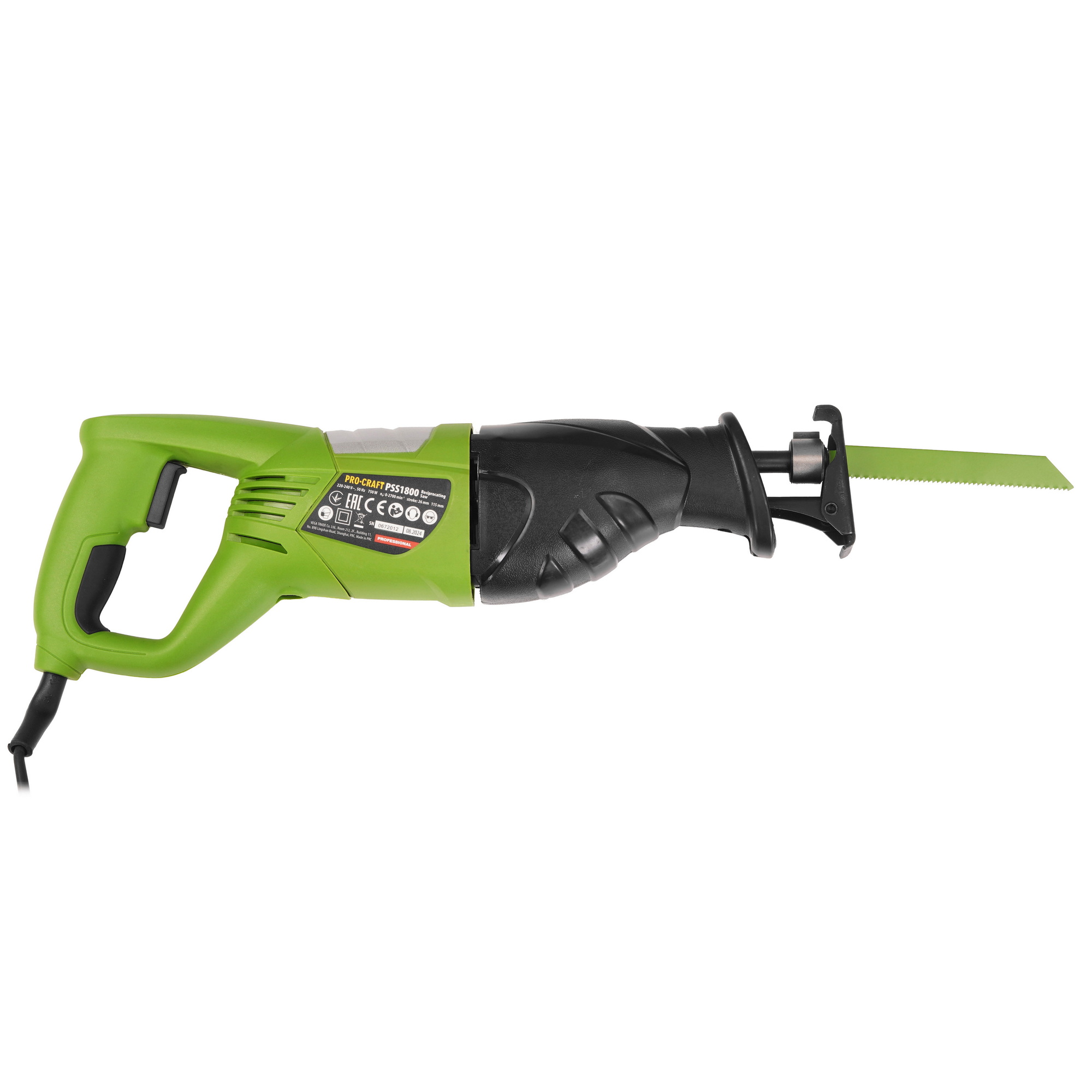 Сабельная пила PROCRAFT PSS1800 9277873 STDN-0002153 - Вид №1