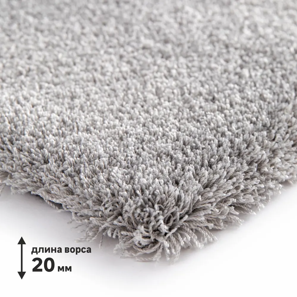 Ковер полиэстер Tony Inspire 120x170 см цвет серый 83206071 STLM-2049436  - Вид №1