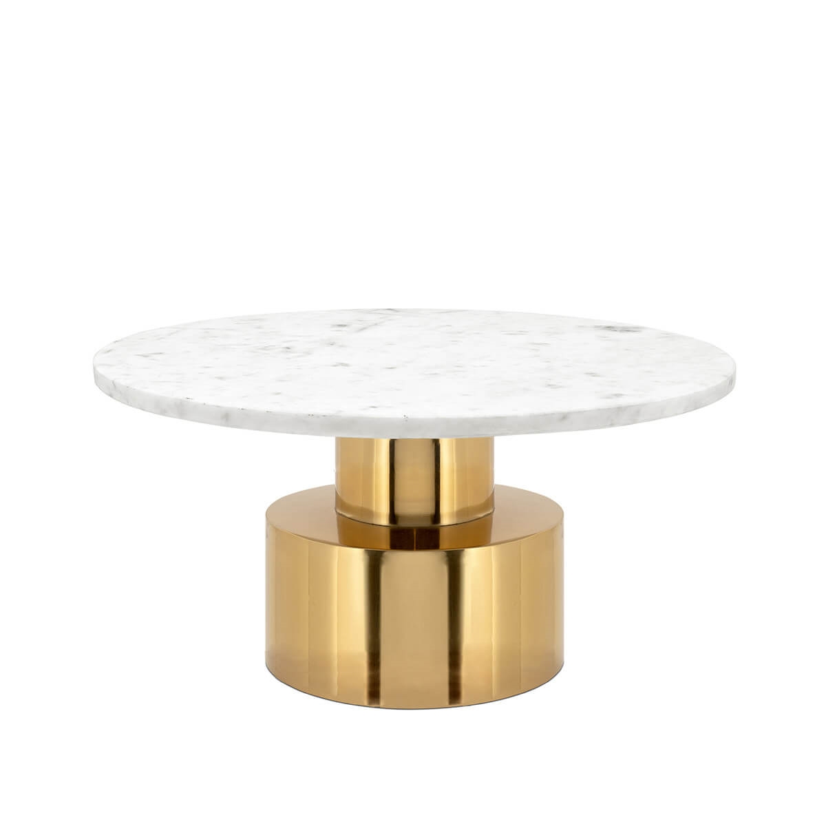 450271-18 ABHIKA КОФЕЙНЫЙ СТОЛ WHITE/GOLD 