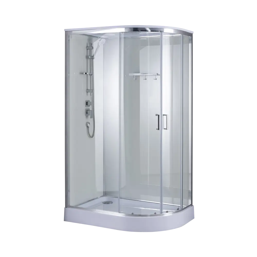 KONSENSA Borneo - угловая душевая кабина с крышей 120x80 см левая 89367265 STLM-1569165