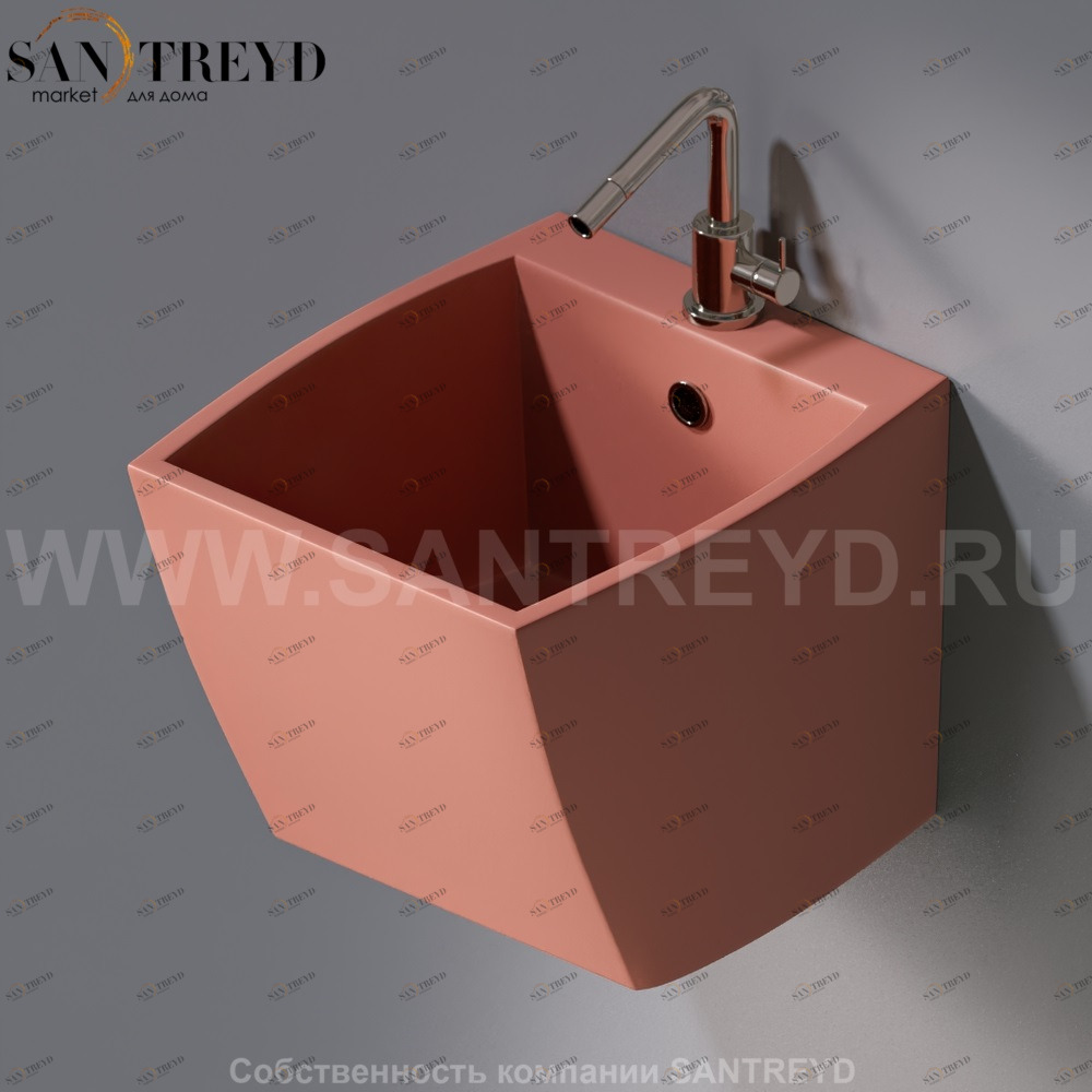 L253.142 Подвесная раковина настенная овальная A. e T. Italia SQUARE AeT ITALIA