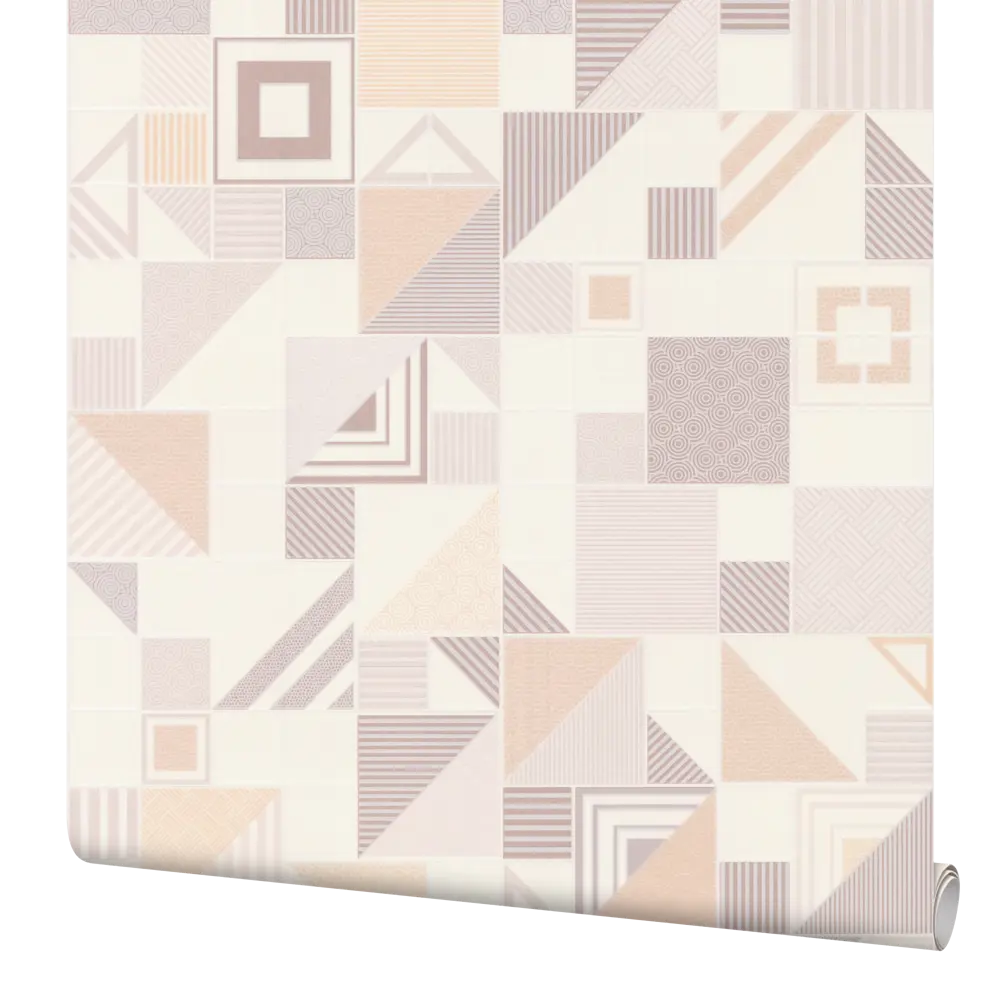 Обои виниловые Home Color Mozaica бежевые 0.53 м HC11021-12 82555233 STLM-2045062