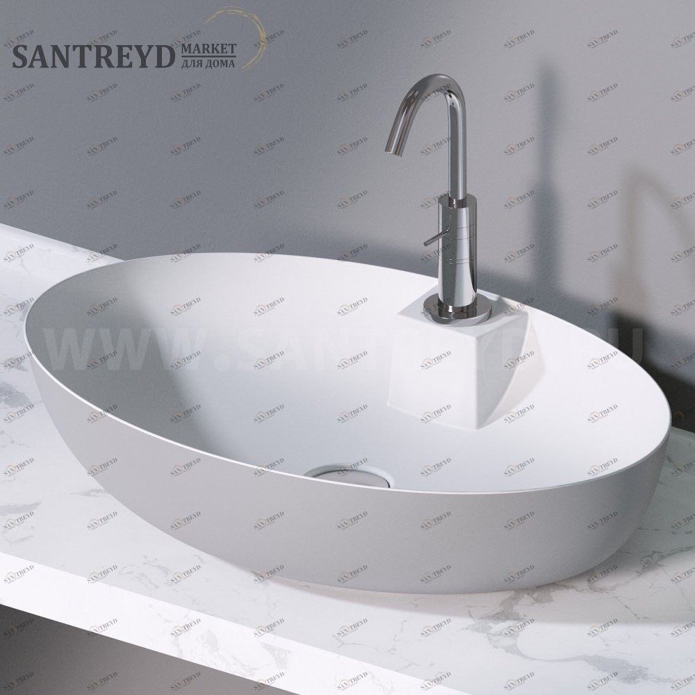 L604217 Накладная раковина на столешницу  овальная A. e T. Italia ELITE AeT ITALIA