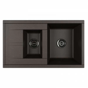 1A716232DE280 Мойка кухонная прямоугольная AQUATON ДЕЛИЯ