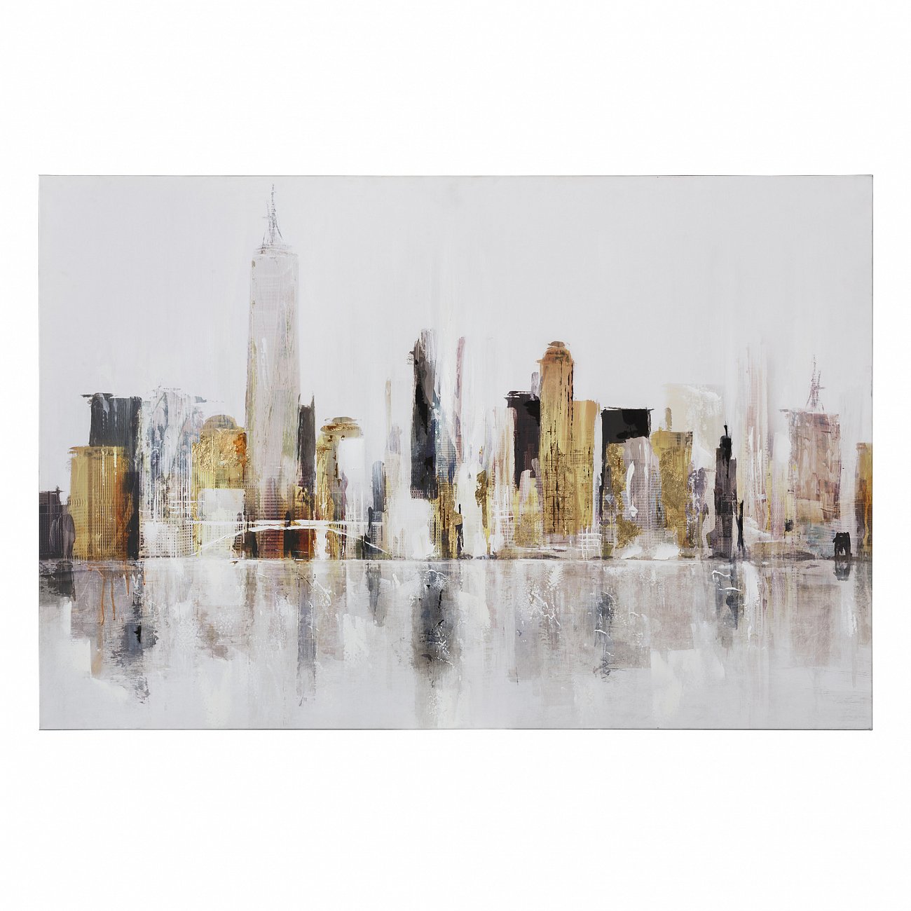 Картина на холсте с подрамником 101х152 см "Город" TO4ROOMS  00-3838760 Бежевый  - Вид №1