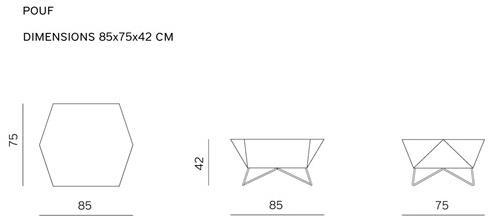 prostoria Мягкий пуф 3angle sun-id-1429668 - Вид №4
