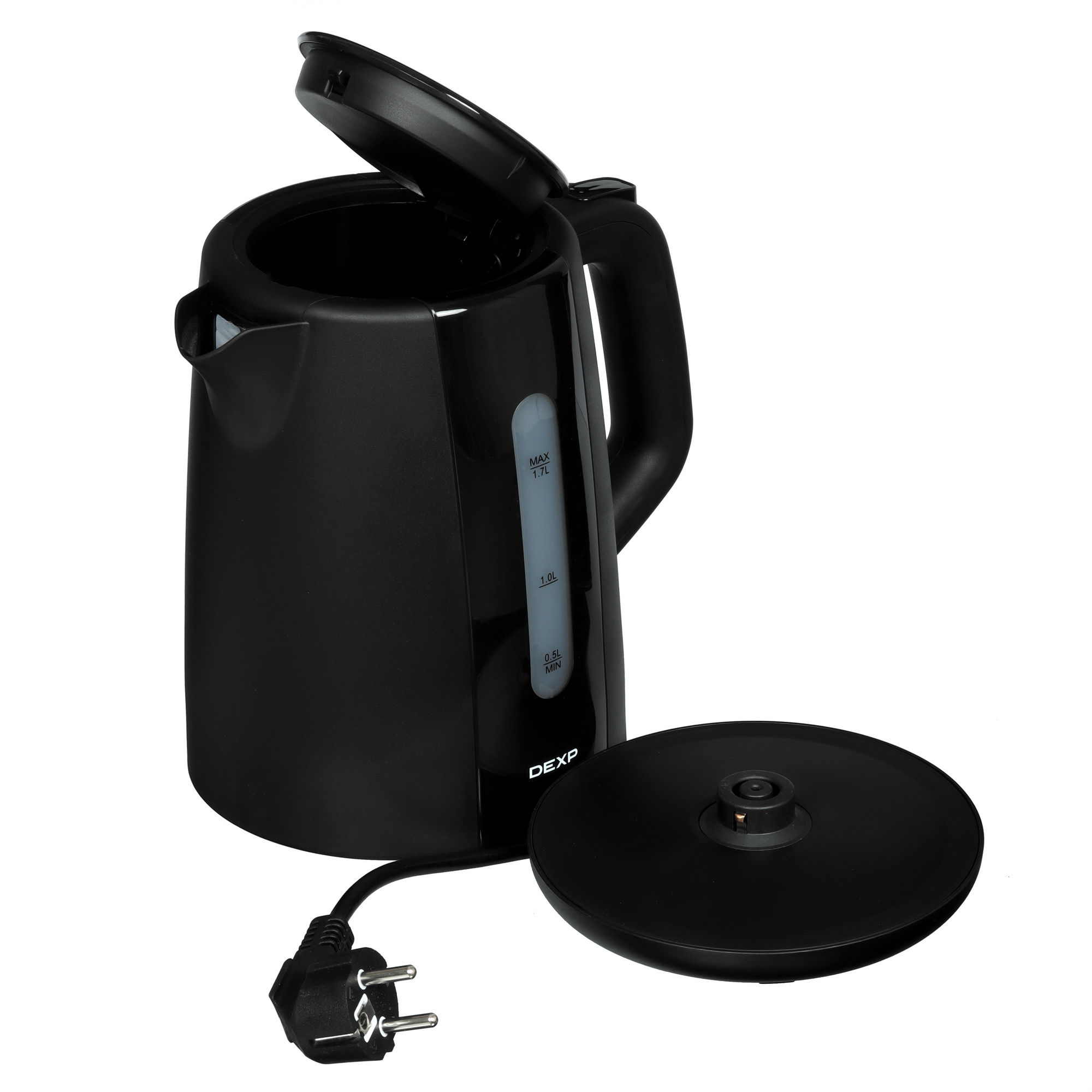9132448 Электрочайник DEXP D-EK6703 черный STDN-0005224 - Вид №4
