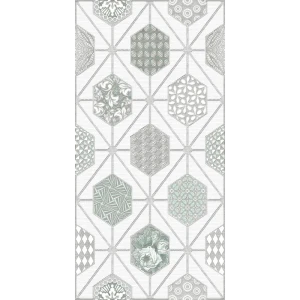 Декор настенный Azori Devore Лайт Geometria 31.5x63 см матовый цвет белый геометрия 82604093 STLM-2163915