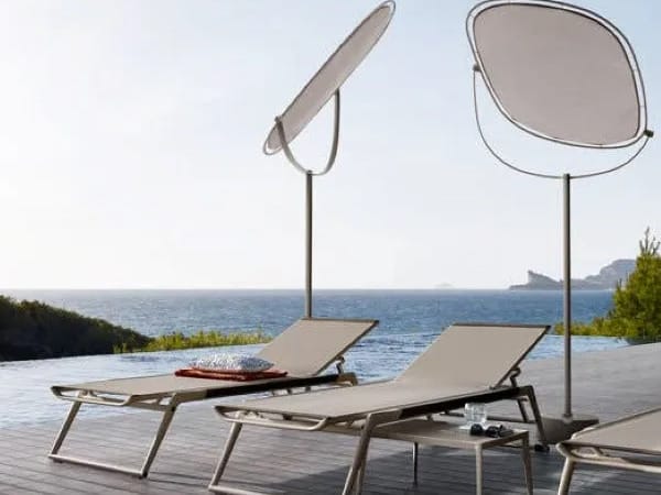 Регулируемый зонтик из алюминия и ПВХ B&B Italia Outdoor TESA O' ARCH-00024155