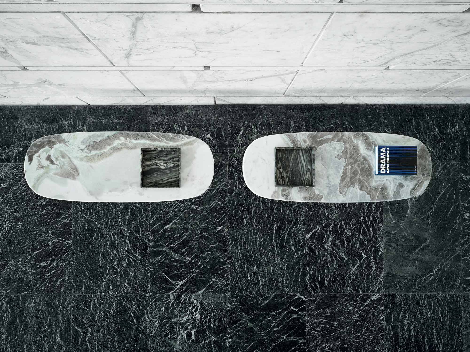 Овальный мраморный консольный стол Frigerio Mocki ARCH-00138616 - Вид №3