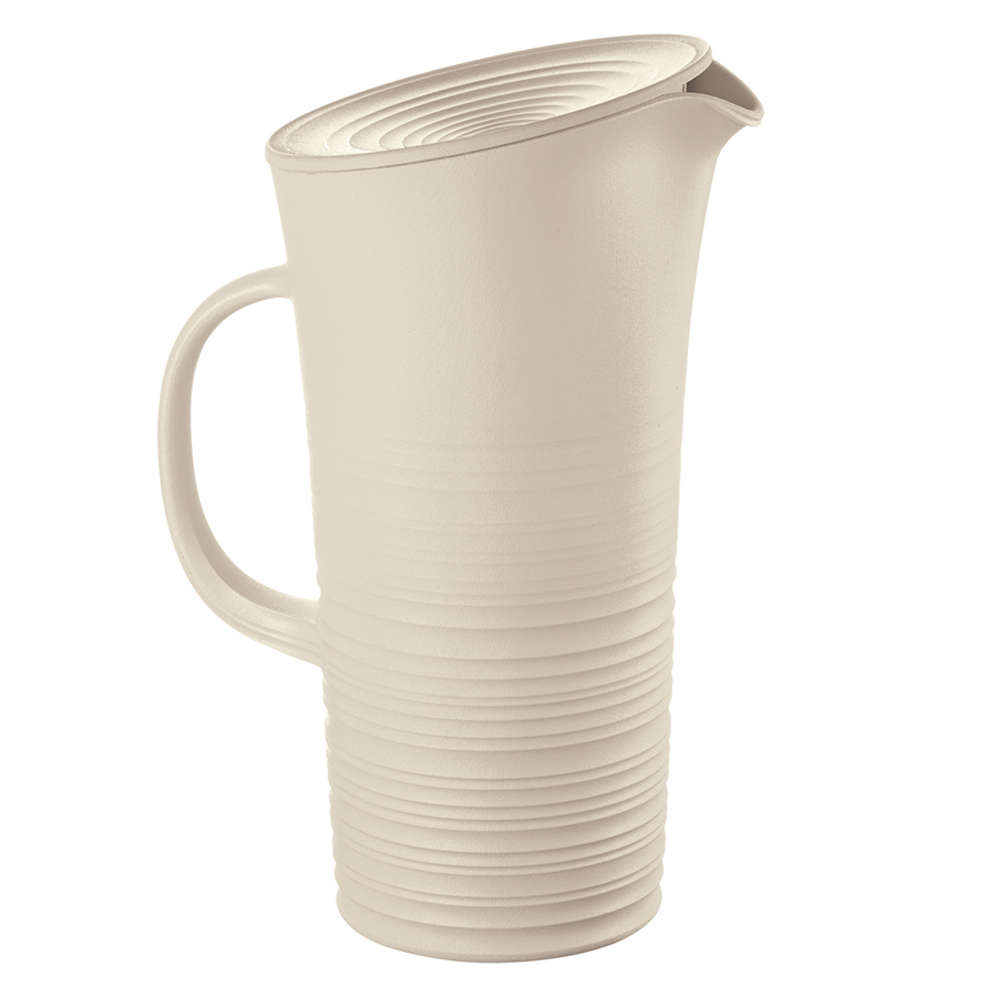 18170179 Кувшин с крышкой tierra, 1,8 л, бежевый Guzzini 