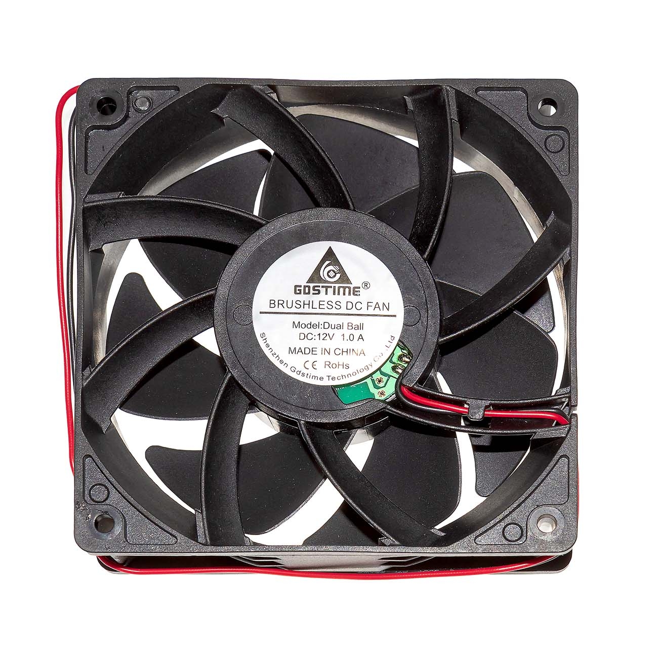 9163 Осевой вентилятор корпусной 120х120х38мм 12Вольт 4500об/мин LAB.Space  - Вид №2