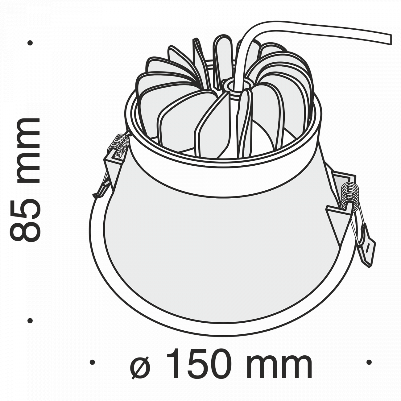 Встраиваемый спот белый Technical Stella DL039-4K TECHNICAL DOWNLIGHT 00-3957147 Белый  - Вид №1