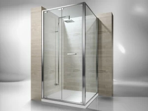 VISMARAVETRO Угловая душевая кабина на заказ из закаленного стекла Junior