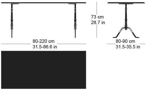 horgenglarus Прямоугольный обеденный стол из массива дерева sun-id-1487693 - Вид №4