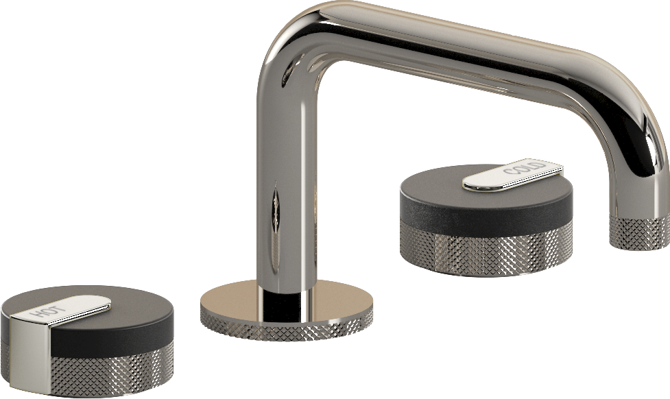 E-11510-R1BK-L1PC-PN Смеситель для умывальника на 3 отвертия GRAFF MOD+