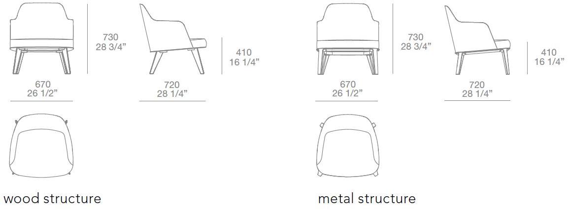 Poliform Кресло из ткани с подлокотниками Jane sun-id-1475303 - Вид №9
