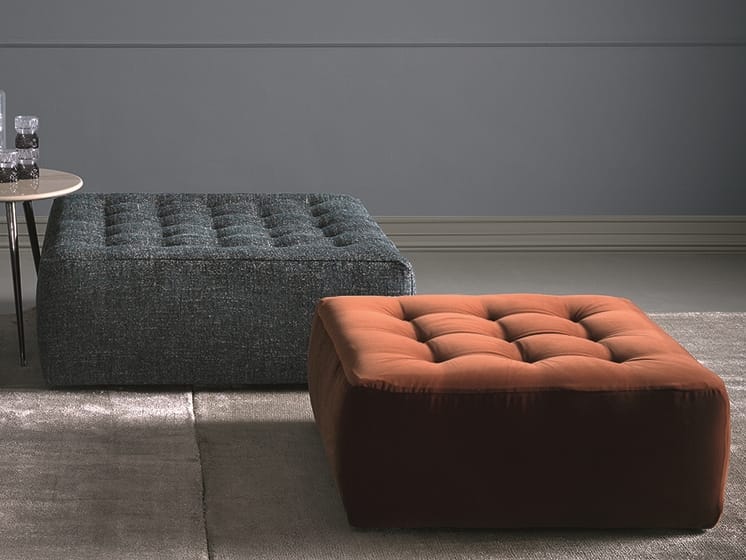 Квадратный пуф из ткани BODEMA BUTTON ARCH-00097482