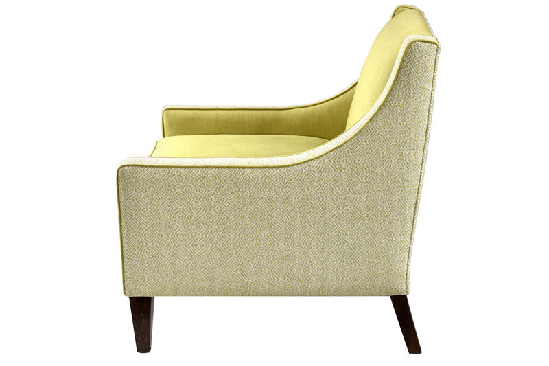 LU003A Кресло Хокни с фиксированной спинкой ijlbrown  - Вид №2