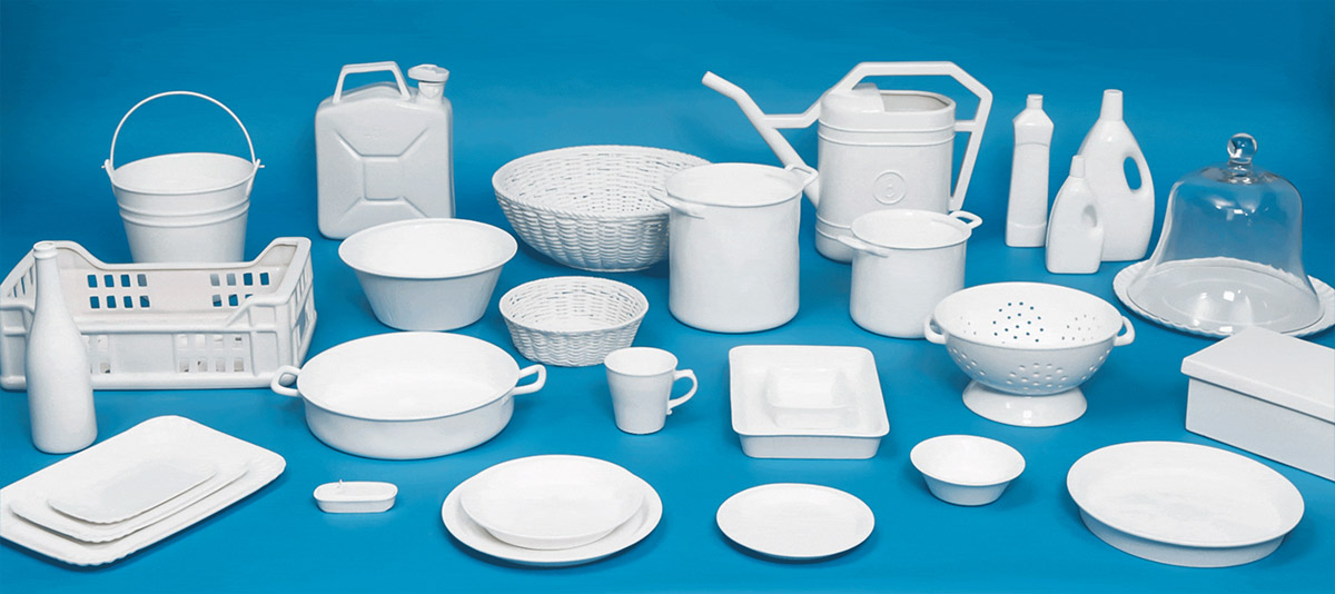 Банка с крышкой фарфоровая 11,8х10 см белая Estetico Quotidiano Medium SELETTI  00-3883316 Белый  - Вид №2