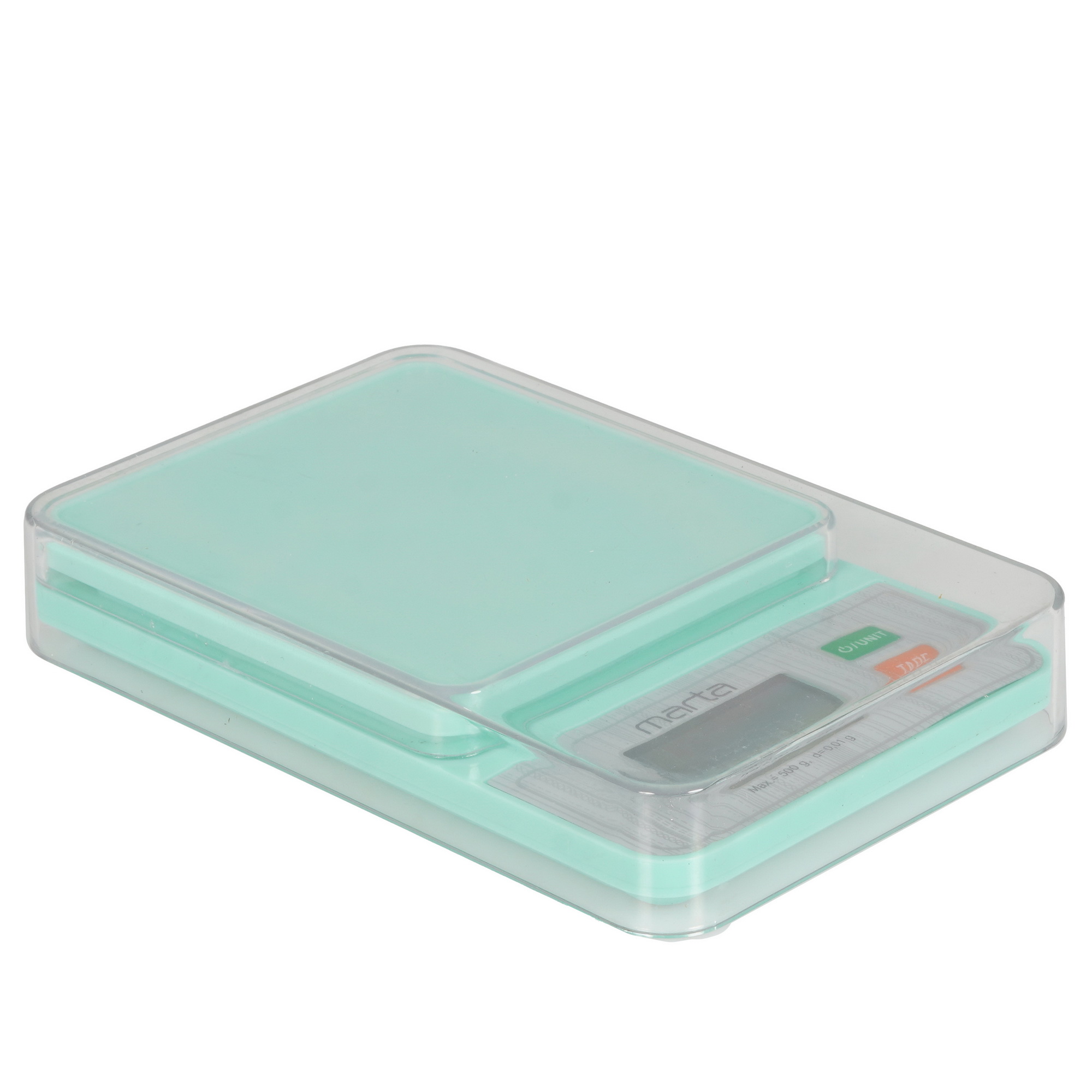 9941628 Кухонные весы MARTA MT-1642 бирюзовый STDN-0121802 - Вид №1