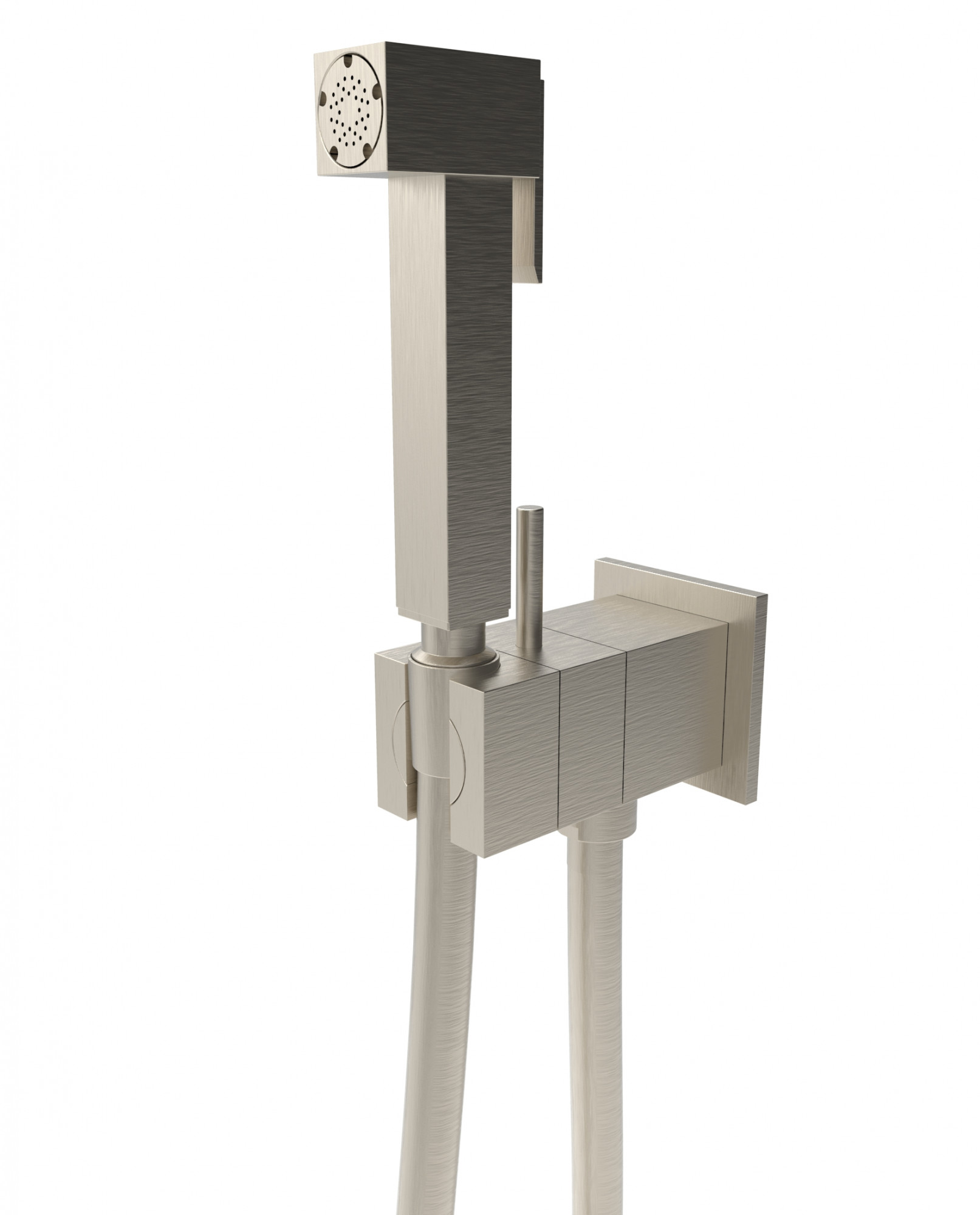 KSPAQ101-09NS Гигиенический душ со смесителем , брошированный никель Graffio Namir 