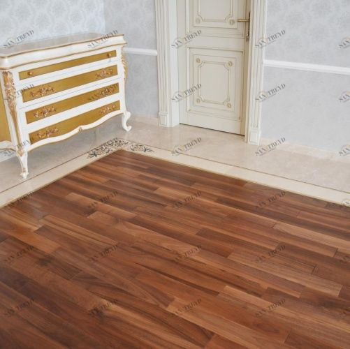 Массивная доска Da Vinci Пропаренный Орех Европейский (Грецкий) Селект (Гладкая) 300-1200х100 мм 2600600724