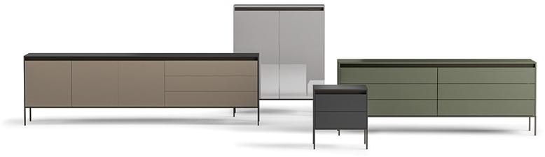 TUMIDEI Комод из меламина с распашной дверцей и ящиками Keen sun-id-1499340 - Вид №2