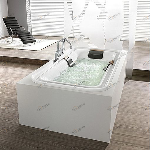 Ванна встраиваемая ERGO+ 207 см с гидро и аэромассажной системой ERGO+ HOESCH 6436