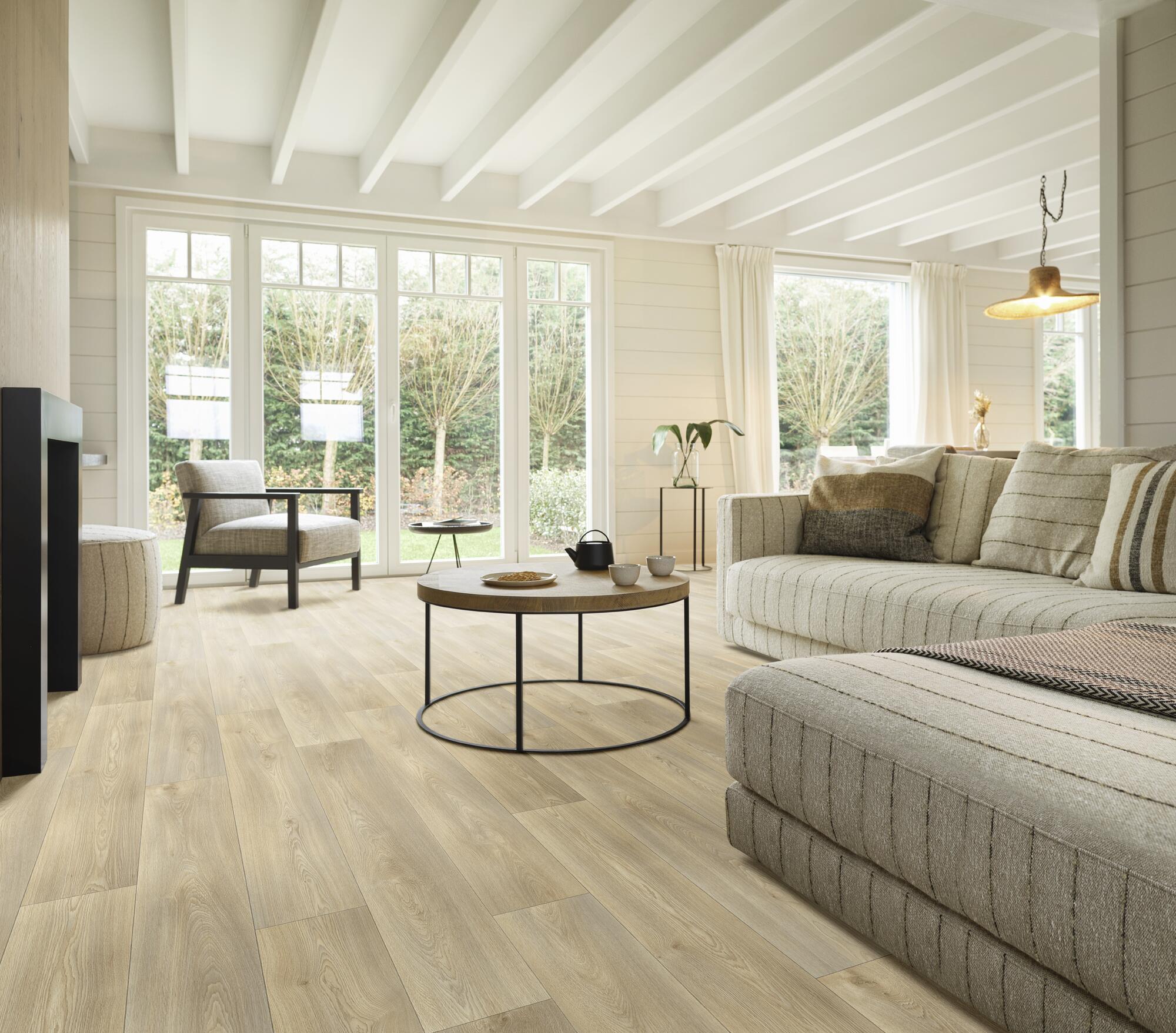 Нескользящий виниловый пол с эффектом дерева BEAUFLOR Blacktex ARCH-00064864 - Вид №1