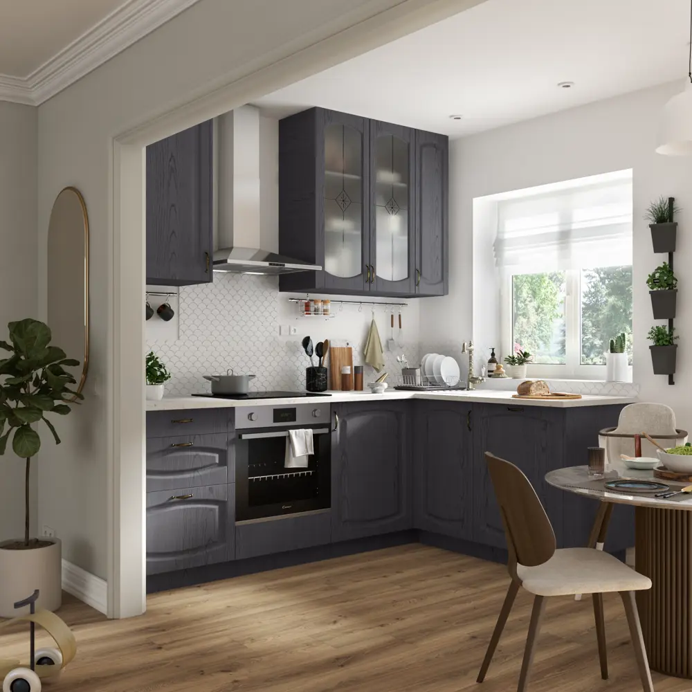 Каркас напольный DELINIA ID для кухни 80×56 см белый ЛДСП 82000359 STLM-1485385 - Вид №7